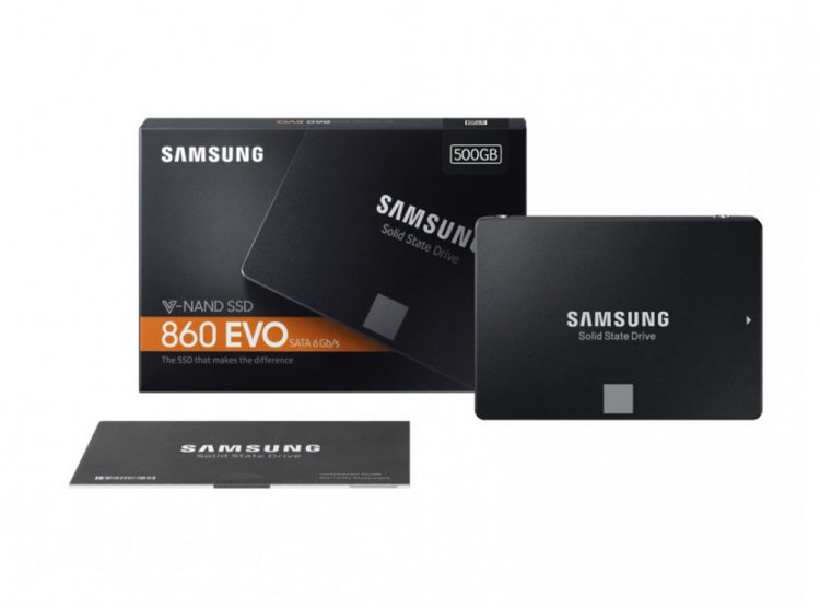 SSD 500GB Samsung 860EVO 2.5 SATA3 - Фото 1